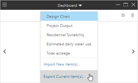 Export a dashboard. Export a dashboard.